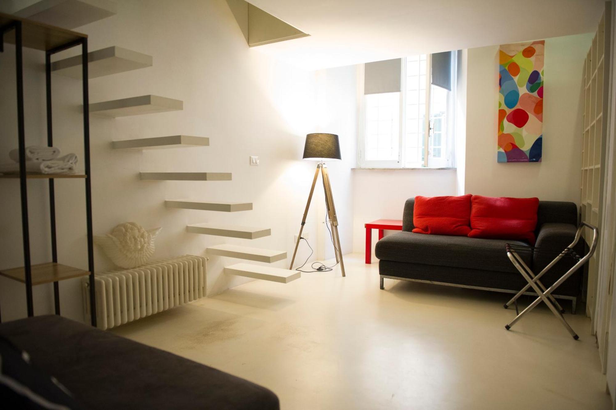 Modern Loft In The Center Of Apartment Rom